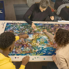 Ravensburger Enchanted forest details, rich color for vivid, frameable art when complete.