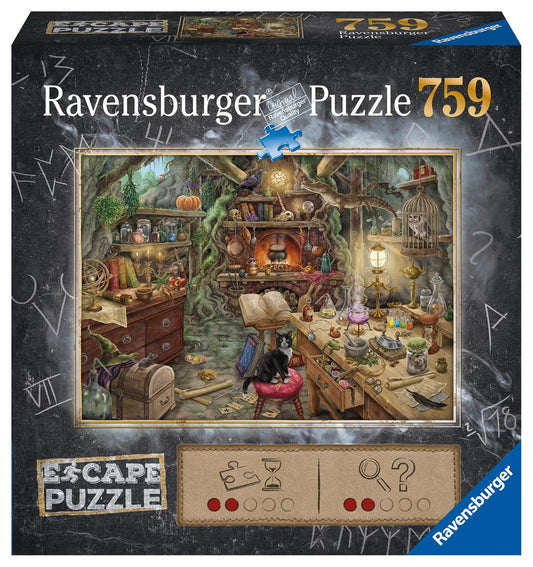 Ravensburger escape puzzle space observatory scene, ideal for curious minds and group play.