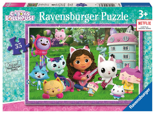 Ravensburger Gabby’s Dollhouse puzzle for kids at play encourages longer concentration
