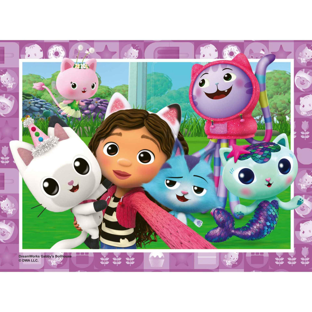 Ravensburger Gabby’s Dollhouse 24-piece puzzle challenges growing minds with colorful scenes.