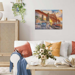 Ravensburger Golden Hour Glow with Forth Bridge 1000-piece puzzle inspires immersive, mindful puzzle time.