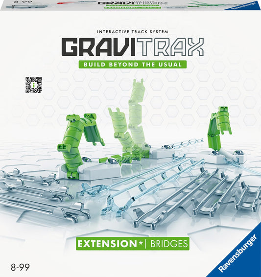 Ravensburger GraviTrax Bridges Expansion – bridge-assembly, modular design for creative marble runs.