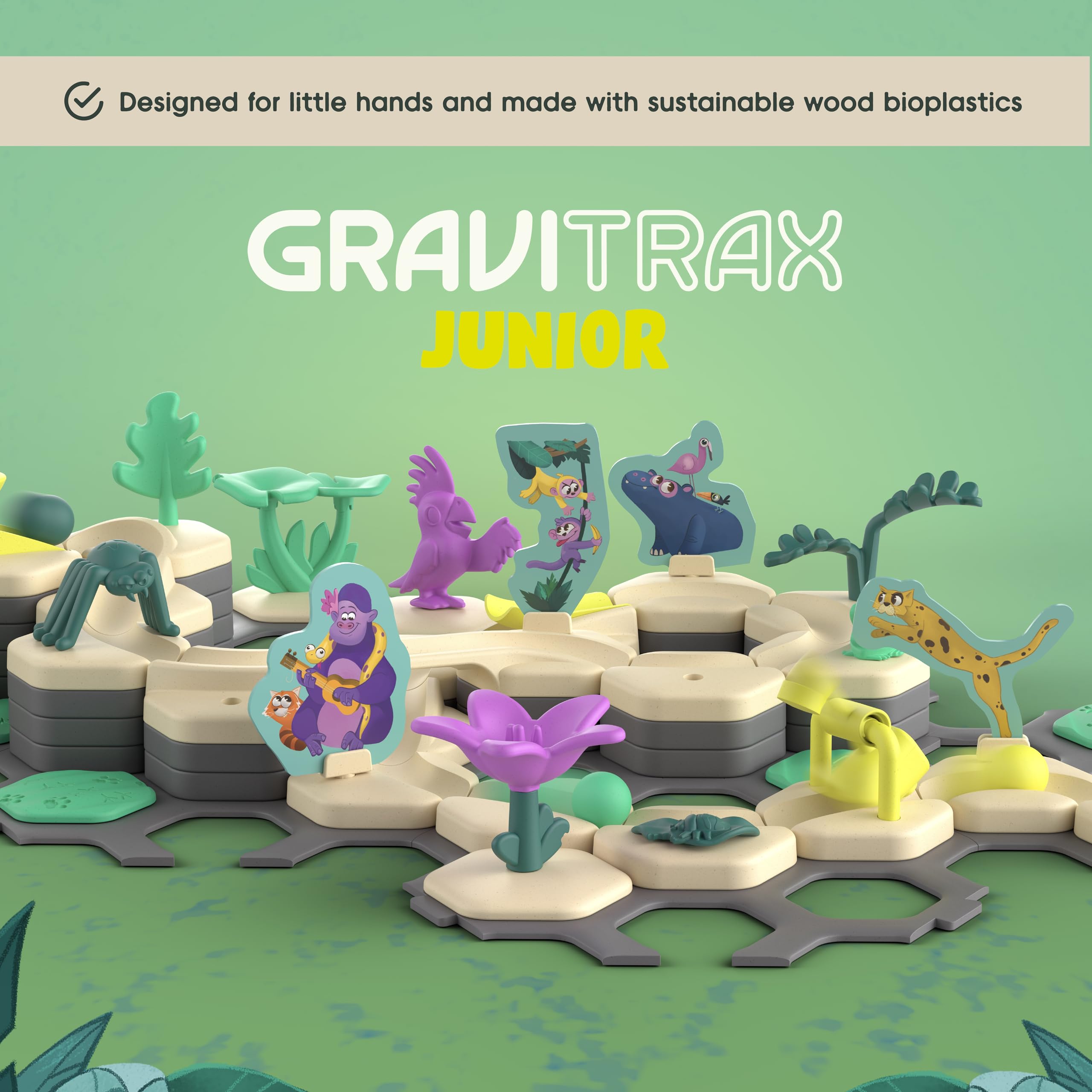 Ravensburger Gravitrax Junior Animal Figurines add storytelling and play value.