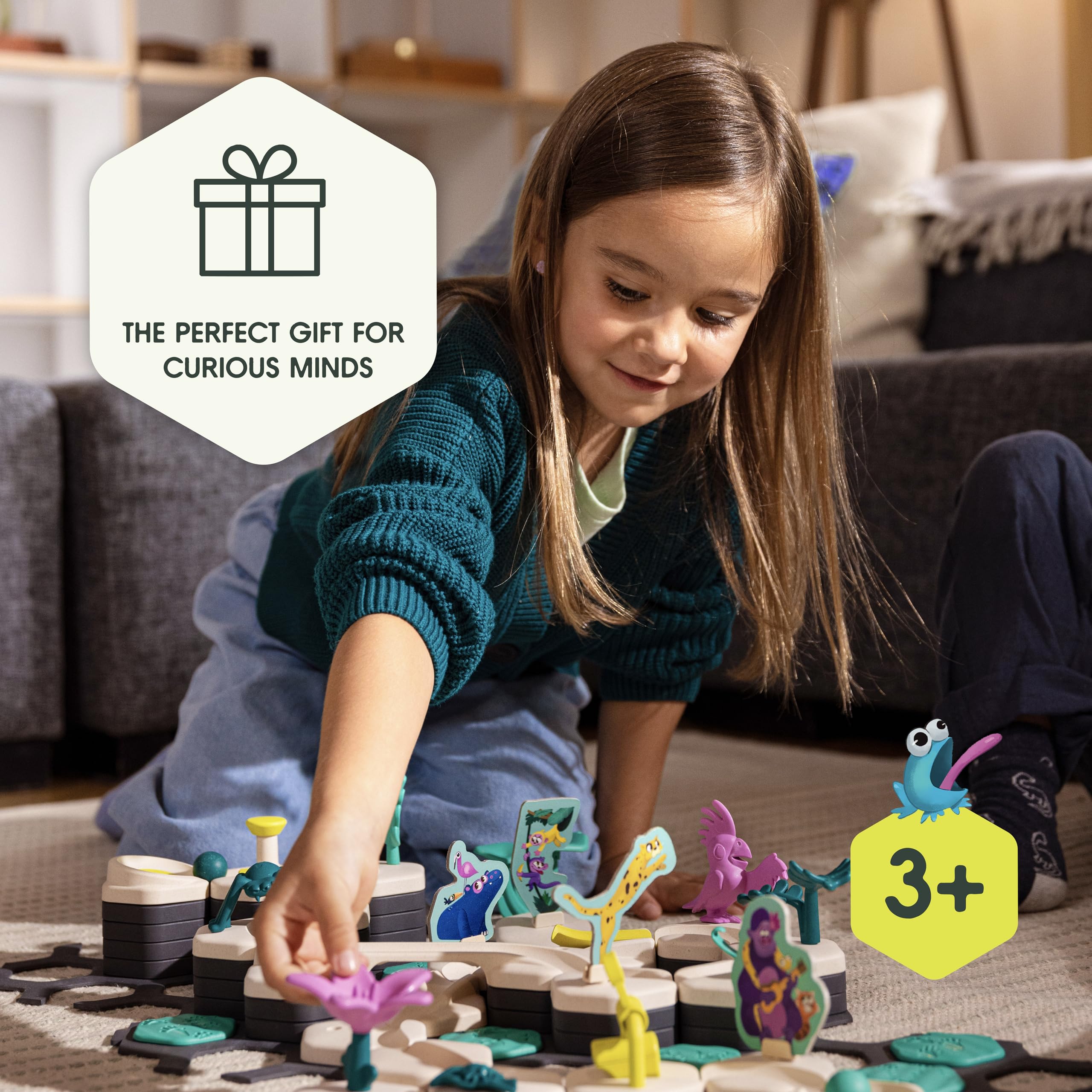 Ravensburger Gravitrax Junior Wood Bioplastics ensure a durable, eco-conscious build.
