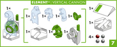 Ravensburger GraviTrax Vertical Cannon installed among other elements for height challenges