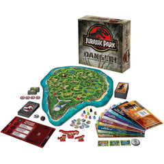Ravensburger Jurassic Park Danger dinosaur movers in action during tense rounds