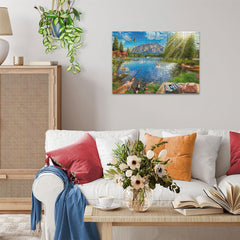Ravensburger Life at The Lake frame-able art — a keepsake after completion.