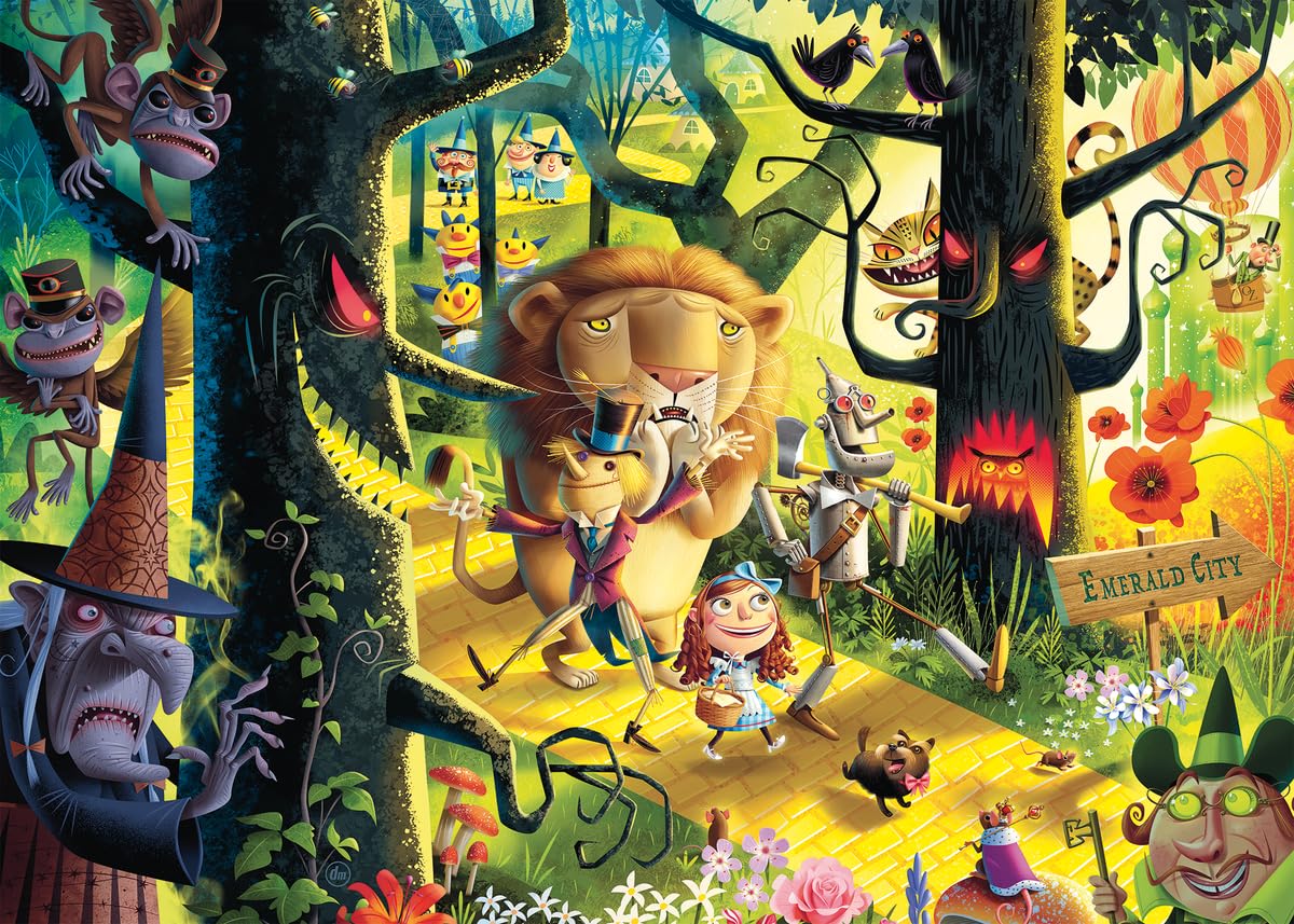 Ravensburger Lions, Tigers & Bears Oh My! cover image with glare-free, vibrant artwork for immersive puzzling