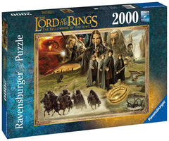Ravensburger LOTR Middle-earth map-inspired art, great for scenic detail lovers