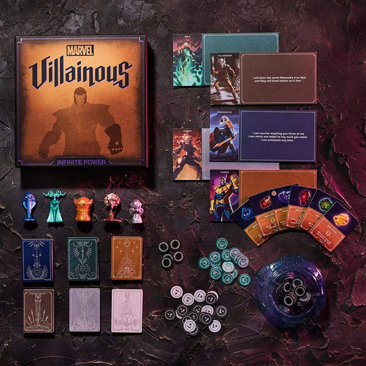 Ravensburger Marvel Villainous Infinite Power villain guides aid strategic planning and role play