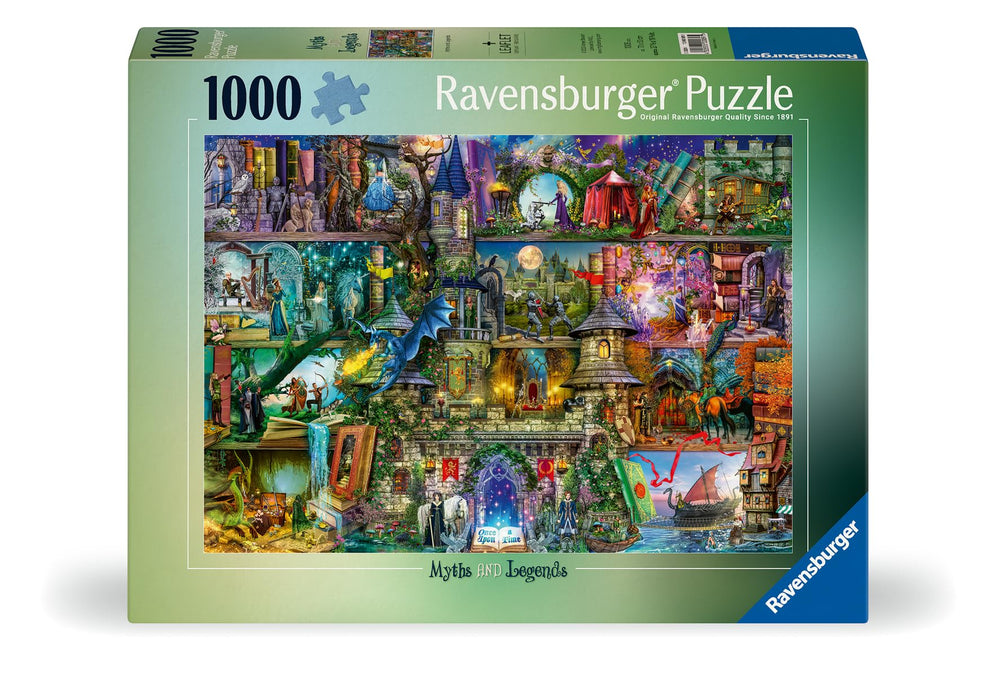 Ravensburger Myths and Legends enchanted landscapes to inspire mindful, screen-free relaxation