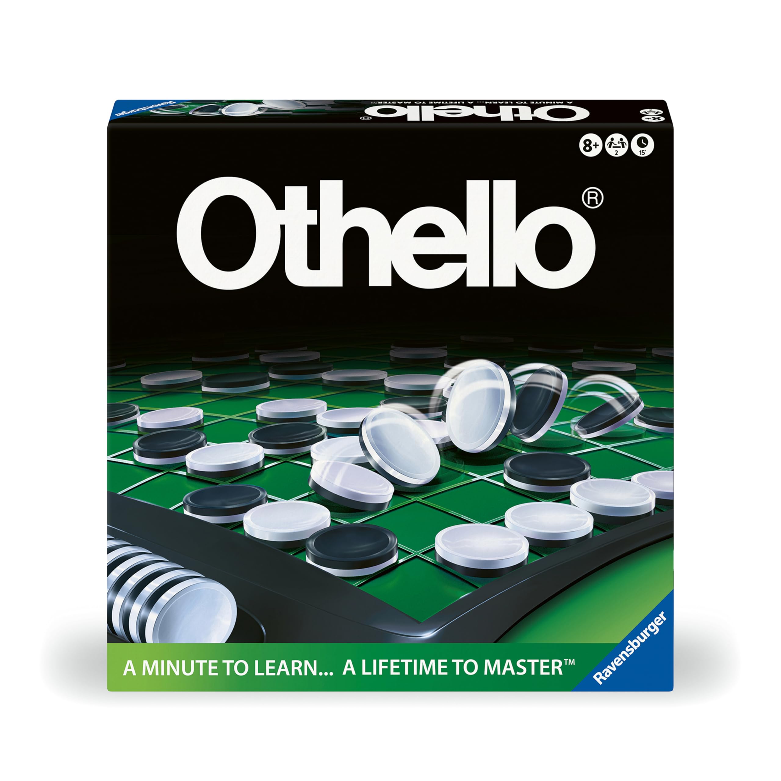 Ravensburger Othello board and disks for classic two-player strategy.