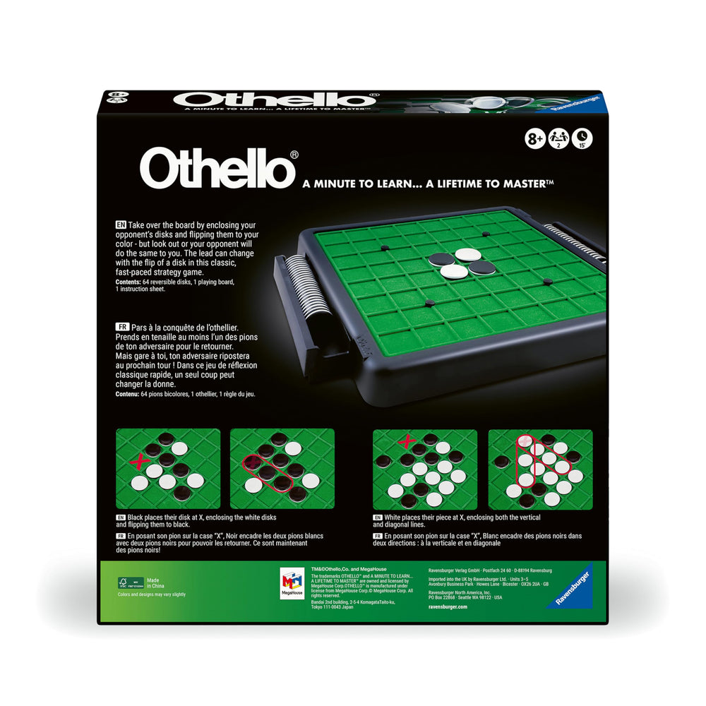 Ravensburger Othello ideal for family game nights and friendly competition.