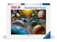 Ravensburger Planetary Vision solar system scene highlighting vivid colors for immersive play