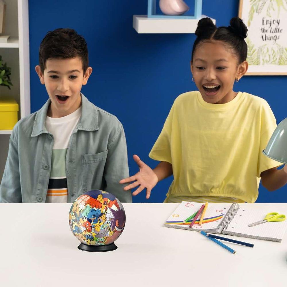 Ravensburger Pokemon ball diameter 13cm for a compact shelf-ready size.