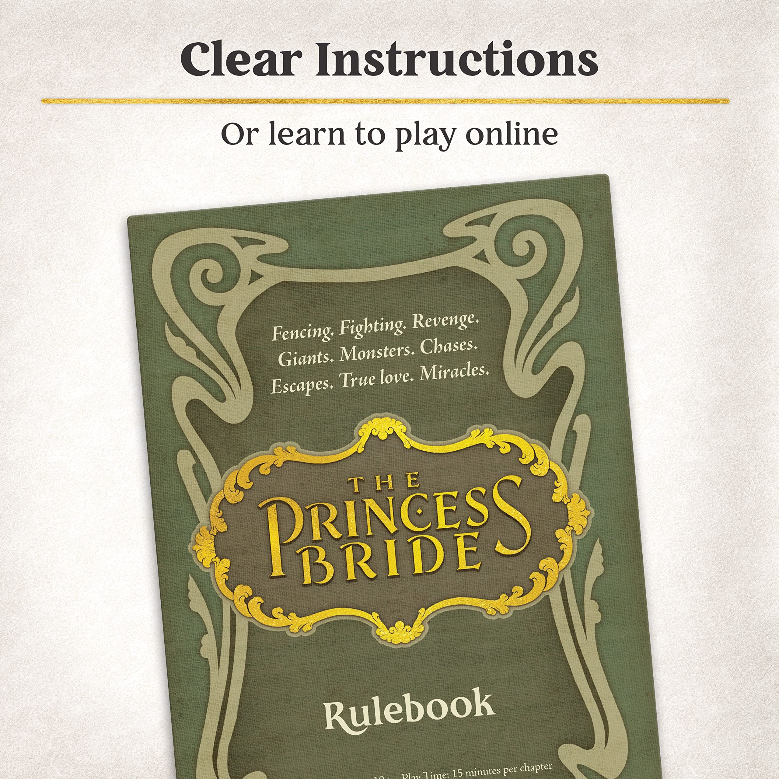 Ravensburger Princess Bride Adventure Book Game miracle counters add dramatic twists to gameplay.