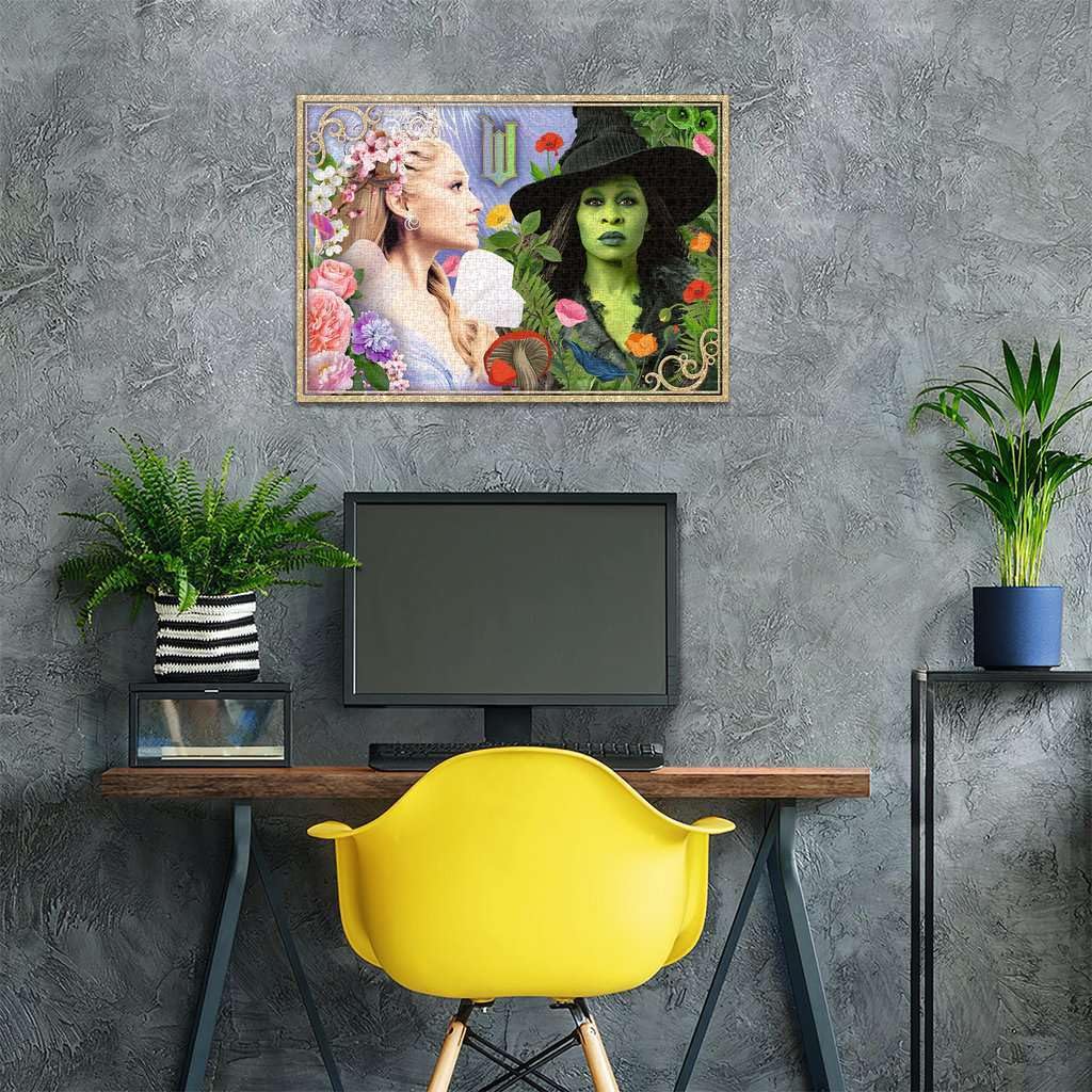 Ravensburger puzzle pieces with linen-finish reduce glare for comfortable viewing.