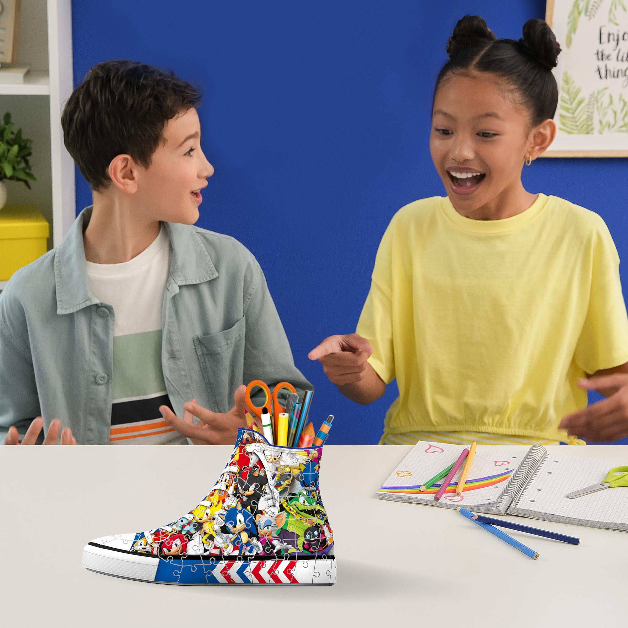 Ravensburger Sonic Sneaker 3D puzzle size and dimensions