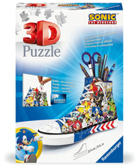 Ravensburger Sonic Sneaker 3D puzzle attractive display piece