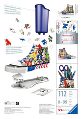 Ravensburger Sonic Sneaker 3D puzzle premium plastic parts