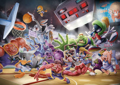 Ravensburger Space Jam Final Dunk interlock closeup highlighting Softclick fit