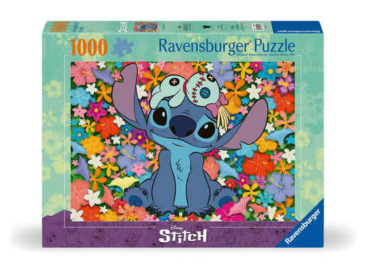 Ravensburger Stitch-detailed-art puzzle captivates kids and adults for immersive family puzzle time.