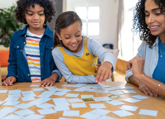 Ravensburger Super Mario Memory characters feature iconic Mario figures for engaging matches.