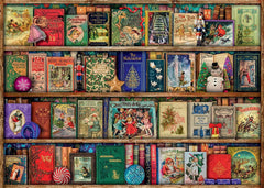 Ravensburger The Christmas Library puzzle box front inviting cozy evenings.