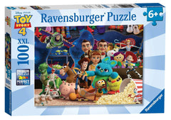 Ravensburger Toy Story 4 puzzle with unique piece design for easy assembly.