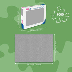 Ravensburger Trick or Treat puzzle finished assembly; large 1000 pieces creates a rewarding display.
