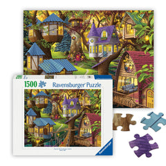 Ravensburger Twilight in The Treetops puzzle cover, inviting calm, focused puzzling sessions.