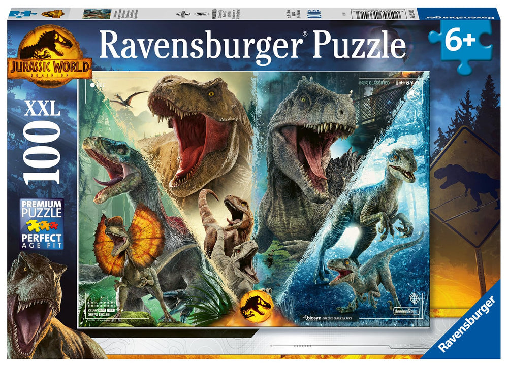Ravensburger Underwater World XXL 100 PC puzzle promoting color recognition and steady hands.