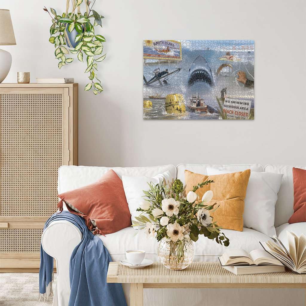 Ravensburger Universal Studios Artist Collection artwork featured in Jaws puzzle