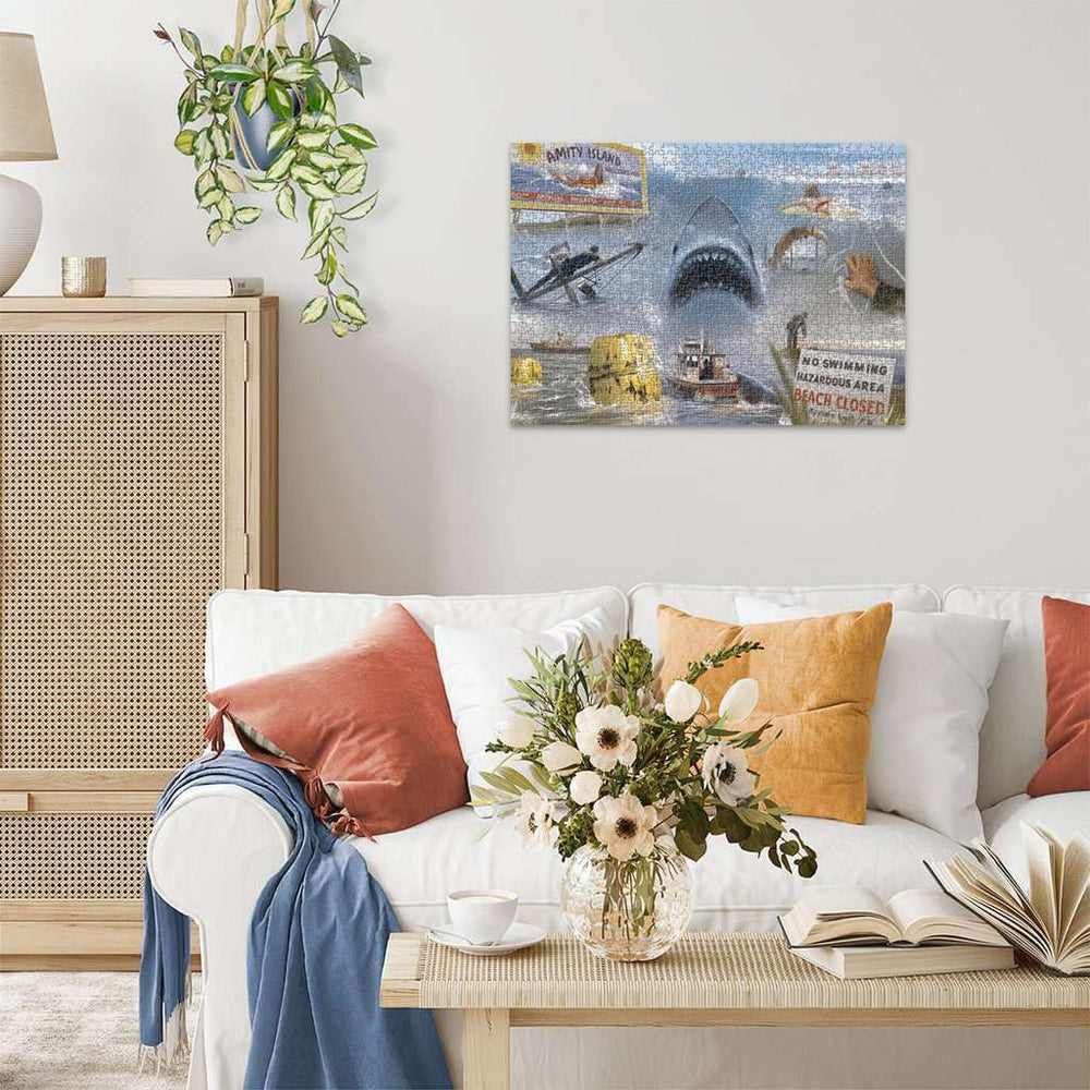 Ravensburger Universal Studios Artist Collection artwork featured in Jaws puzzle