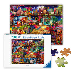Ravensburger World of Books cover puzzle for immersive evenings with a literary vibe