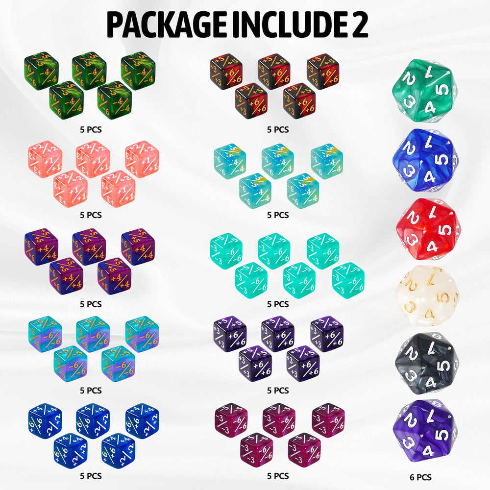 Ravonixis 100-pcs-dice-set colorful kit for reliable buffs and counters.