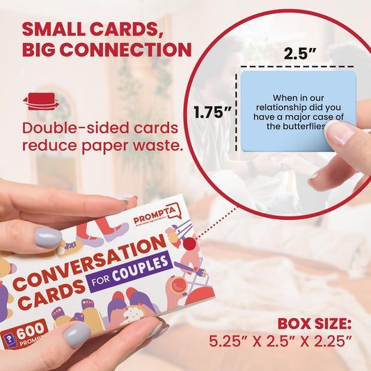 Rayliad Prompta cream deck close-up with soft questions