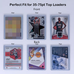 Rayvol top loader sleeve with resealable tab for secure submissions.