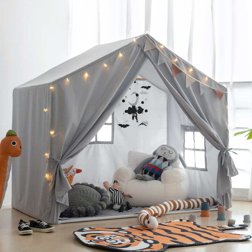 Razee Large Playhouse Tent interior view with spacious play area.