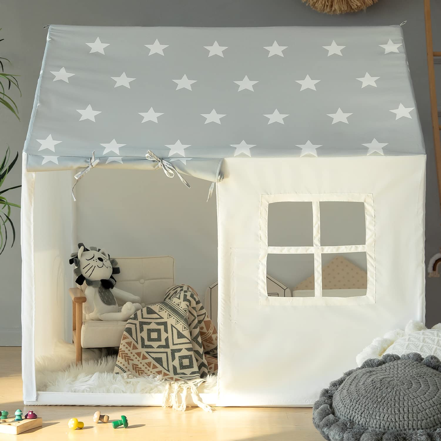 Razee Play Tent inside view provides a private imaginative space for kids.