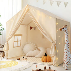 Razee play tent padded mat inside showing soft surface for safe play.