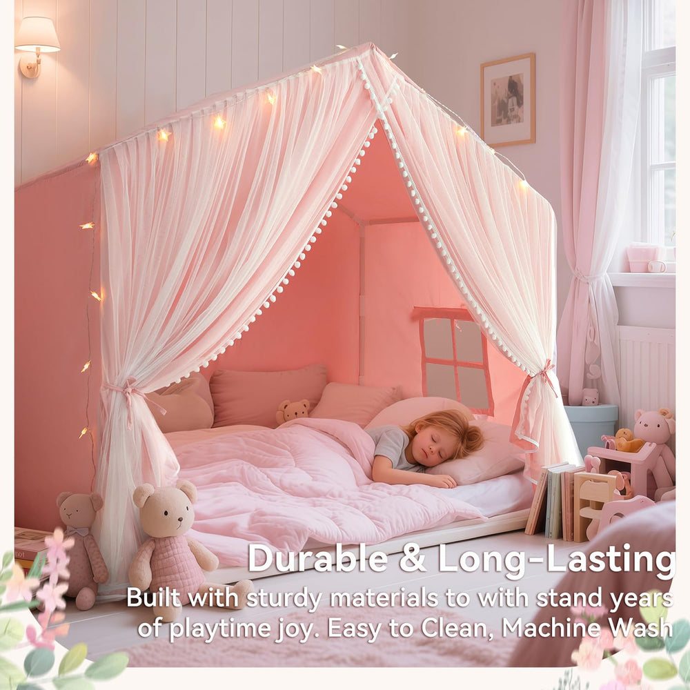 Razee Tent dimensions 57-inch by 35.5-inch by 53-inch for spacious play.