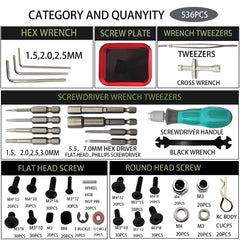 RC Lelut screws pallet and organized storage system