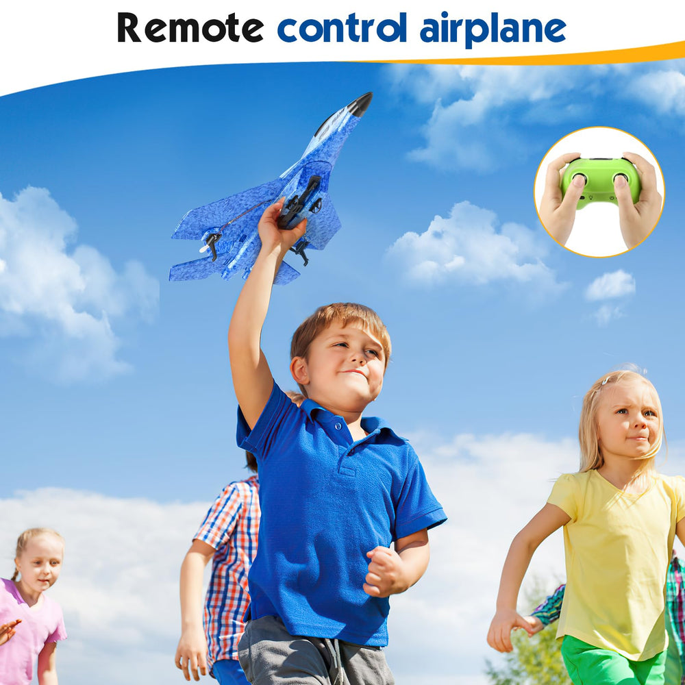 RC Plane 6-axis gyroscope stabilizes flight for steady practice.