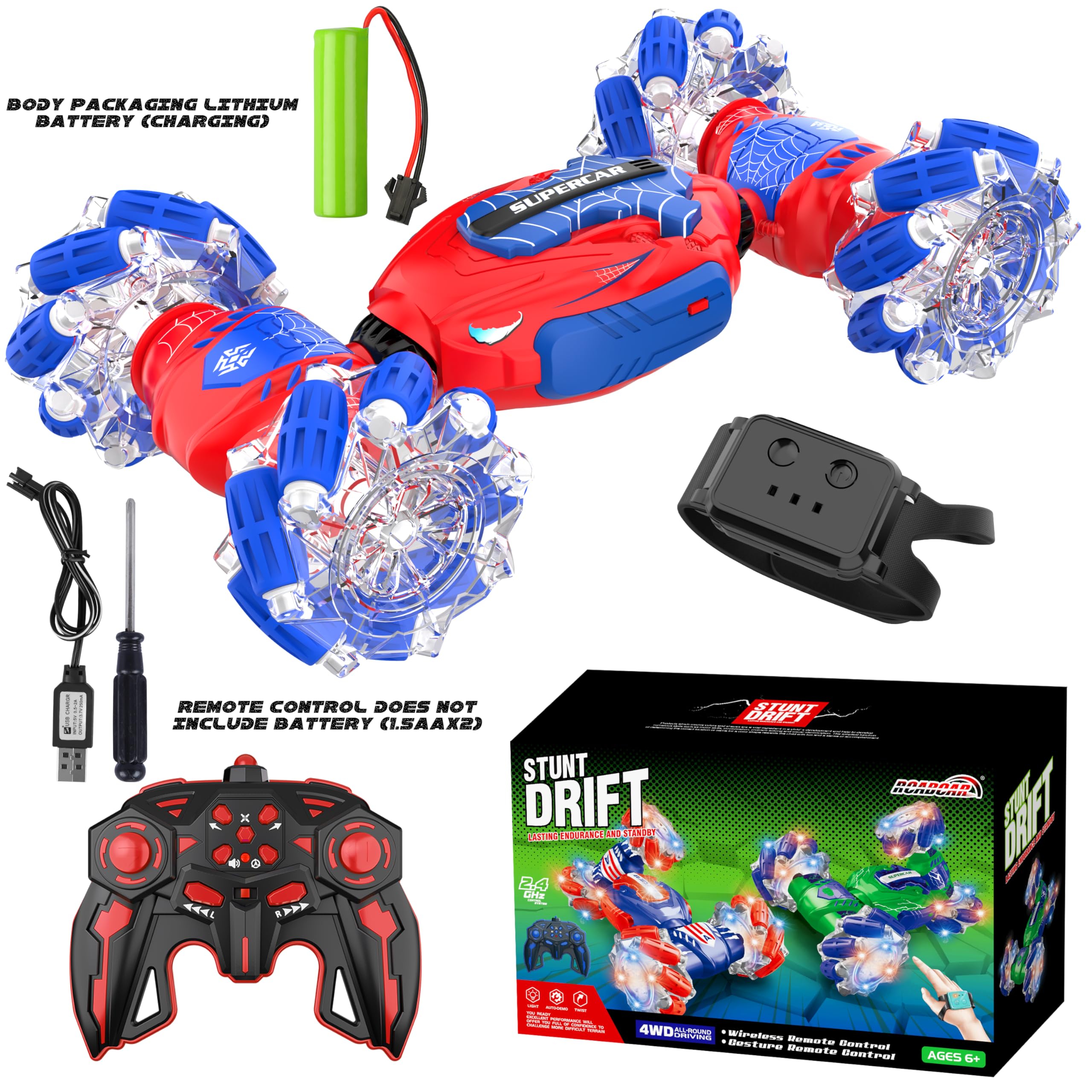 Rcabcar remote control mode for precise steering