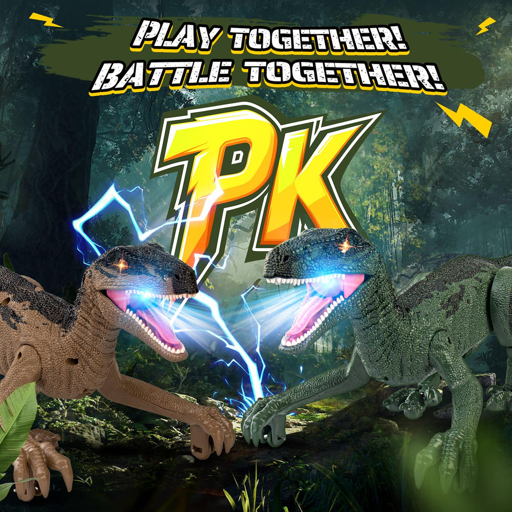 Rcfunkid demo mode highlights movement and roars for easy setup.