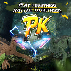 Rcfunkid demo mode highlights movement and roars for easy setup.