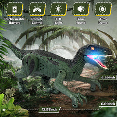 Rcfunkid dinosaur toy realistic sounds enhance imaginative storytelling.