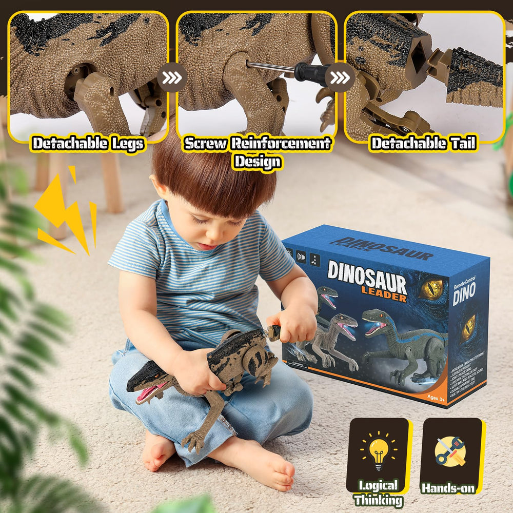 Rcfunkid dinosaur toy remote 2-4ghz controls for responsive play