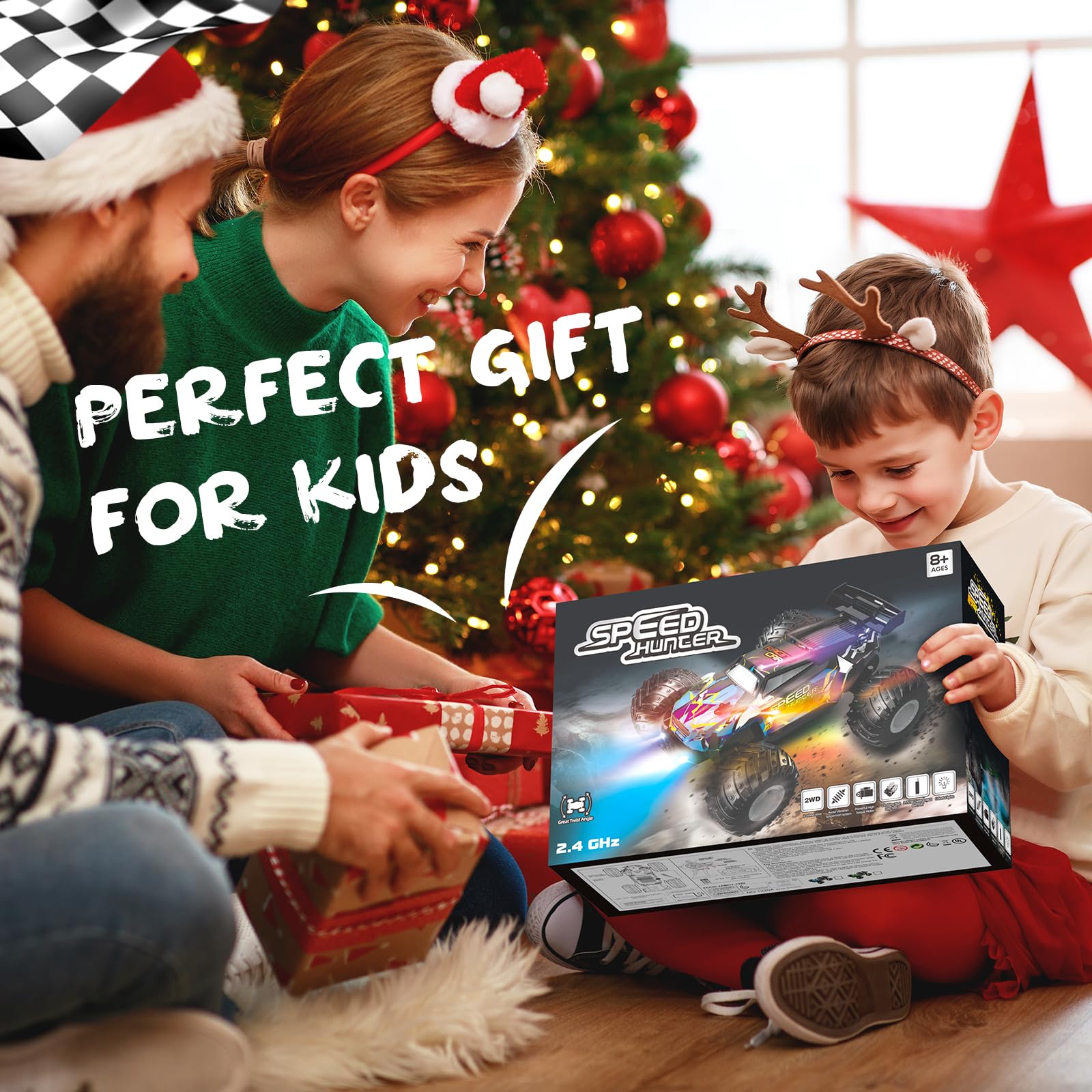 Rcjoyou gift-ready packaging makes a perfect present for kids.